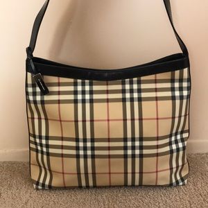 Burberry Nova Check Shoulder Tote